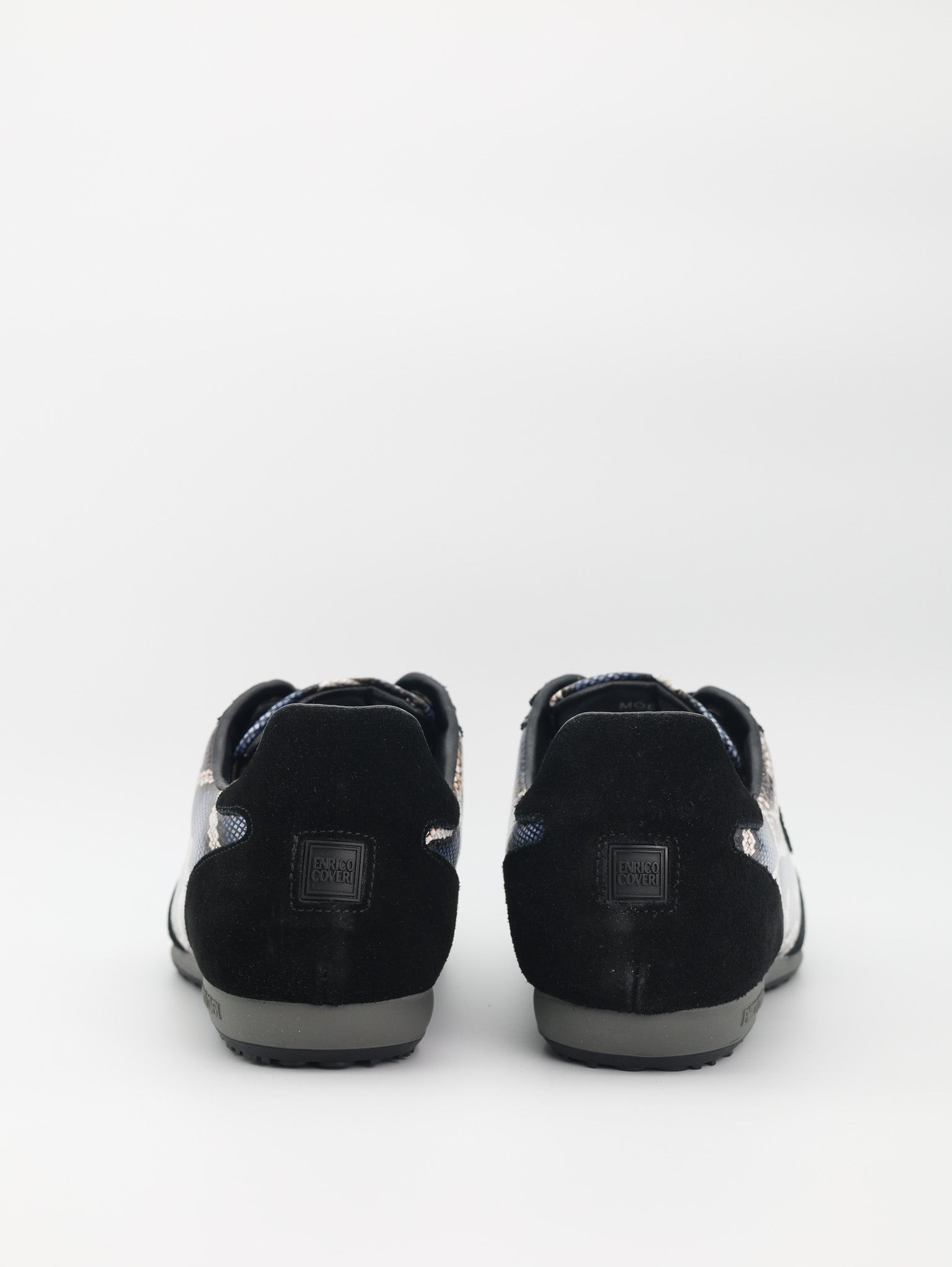Enrico Coveri Takkies Snake Skin Low Navy-Beige